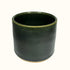 Mini Bottle Green Handmade Ceramic Plant Pot